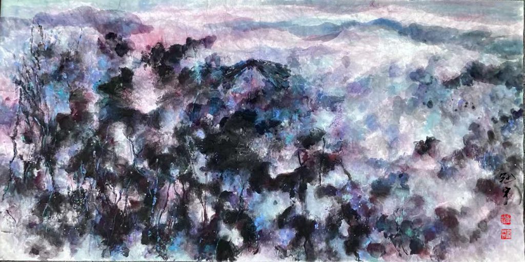 Lu Guanyu (Muran Gong) – Chinese contemporary artist, founder of the Fantasy-Color Freehand ink painting style, creator of the "Boundless Fantasy" exhibition series.